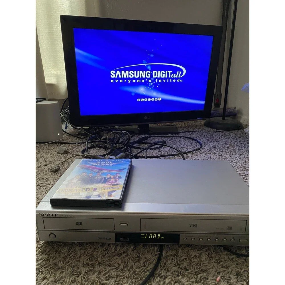 Samsung DVD-V5650 DVD VCR Combo Player 4-Head VHS Recorder TESTED & WORKS